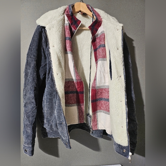 Kith Corduroy Laight Jacket Indigo Blue Med NWT - Picture 4 of 11